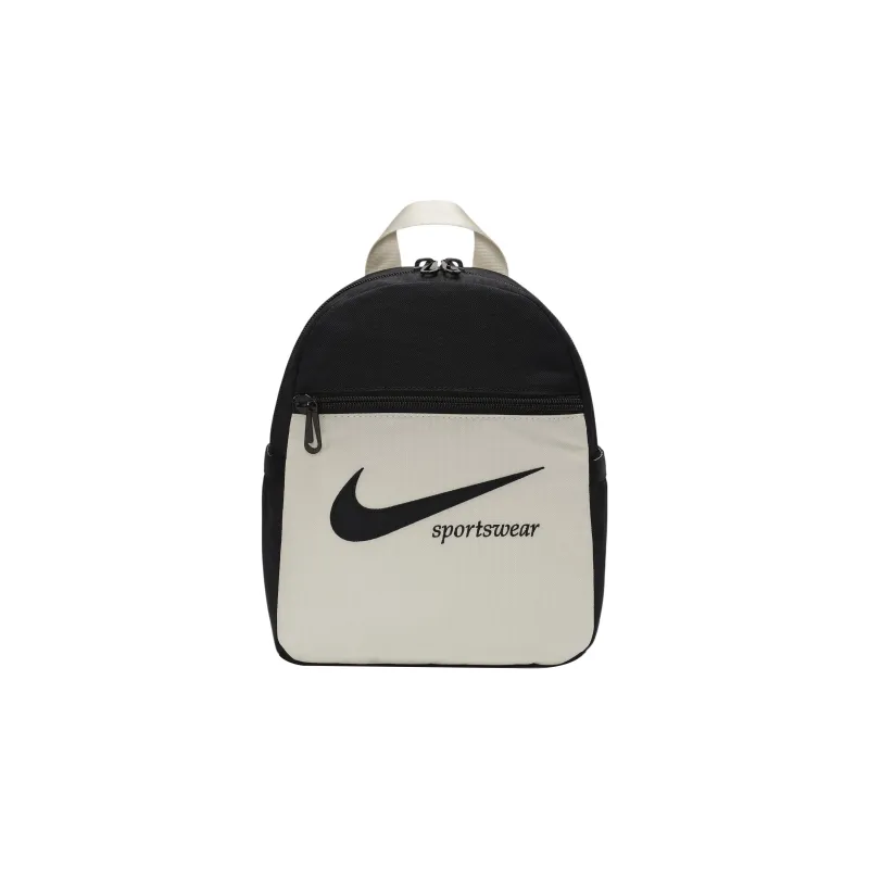 Nike Polyester Backpack Mini Unisex Black/Light Oak Brown-0