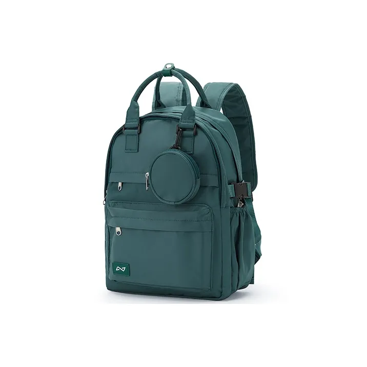 KEYSTREET Fabric Carry Backpack Regular Unisex Black/Mint Green/Khaki/Peacock Blue-23
