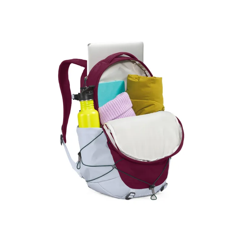 THE NORTH FACE Recycled Nylon Backpack Women's Burgundy & Dark Blue-4
