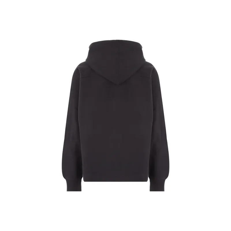 Y-3 Logo-patch Organic-cotton Hoodie-1