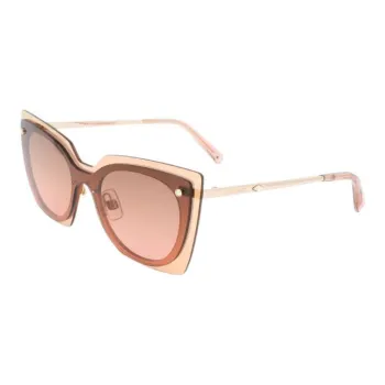 Swarovski Metal Butterfly Sunglasses Women's Rose Gold
