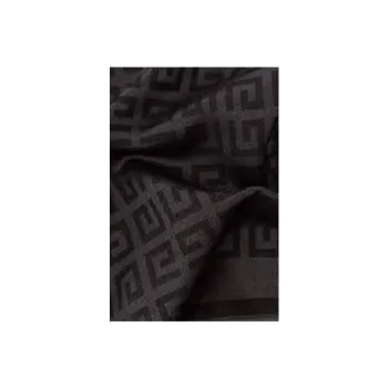 Givenchy Monogram Print Frayed Scarf