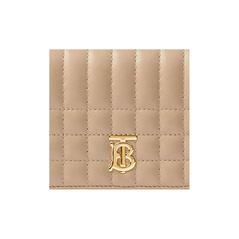 Burberry Quilting Lambskin Wallet Women's-4