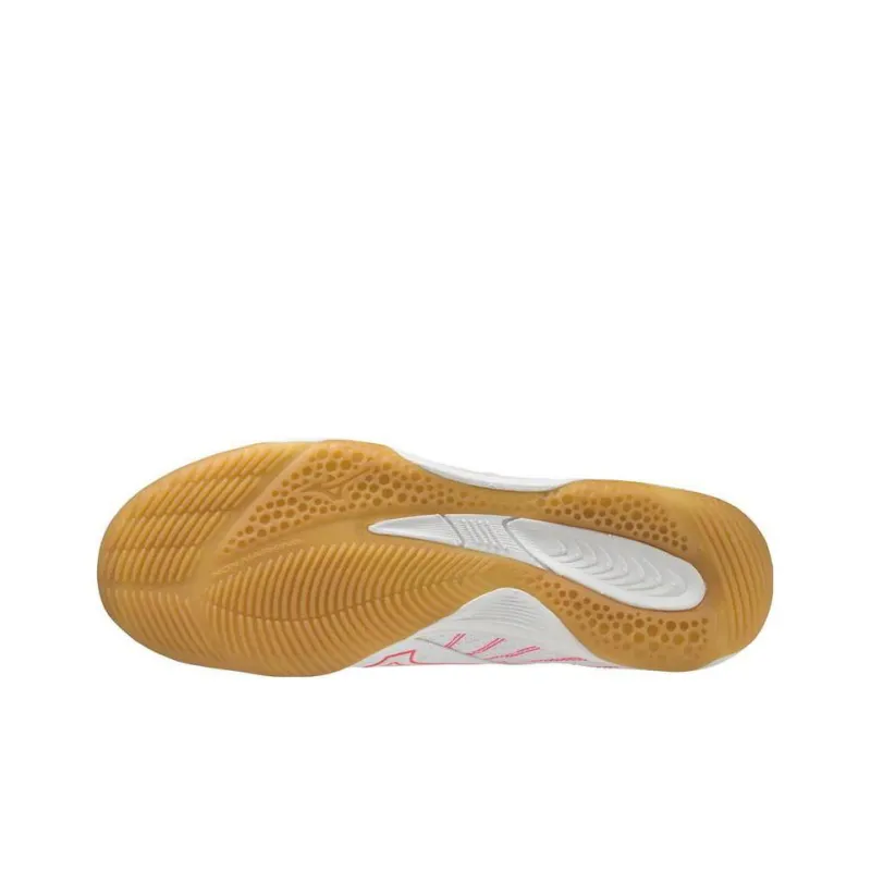 Mizuno Rebula Cushioned Slip-Resistant Soccer Shoes Unisex White-4
