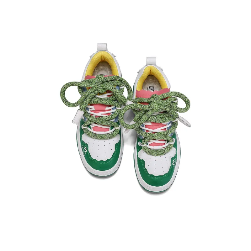 SESAME STREET Anti-Slip Wear-Resistant Lightweight Breathable Low-Top Skateboard Shoes Unisex-15
