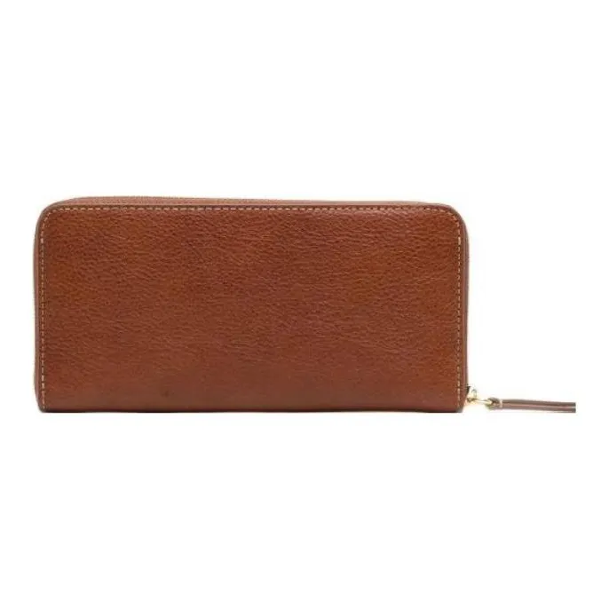 Mulberry Leather Wallet Women's Brown-1