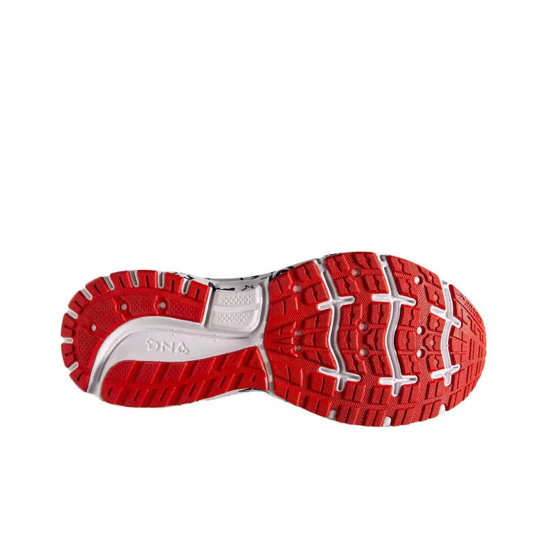 Brooks Trace 2 Adaptive Cushioning And Breathable Low Top Running Shoes Men's Blue Red-4