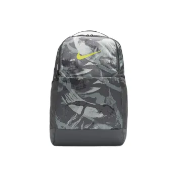 Nike Polyester Backpack Medium Size Unisex Iron Gray/Iron Gray/Bright Cactus
