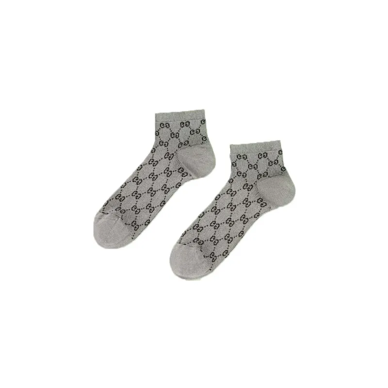 GUCCI Gg Monogram Ankle Socks Multi-0