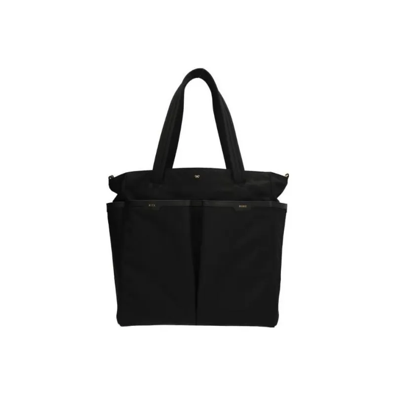 Anya Hindmarch Recycled Nylon Shoulder Bag Crossbody Bag Handbag Regular Women's Black-0