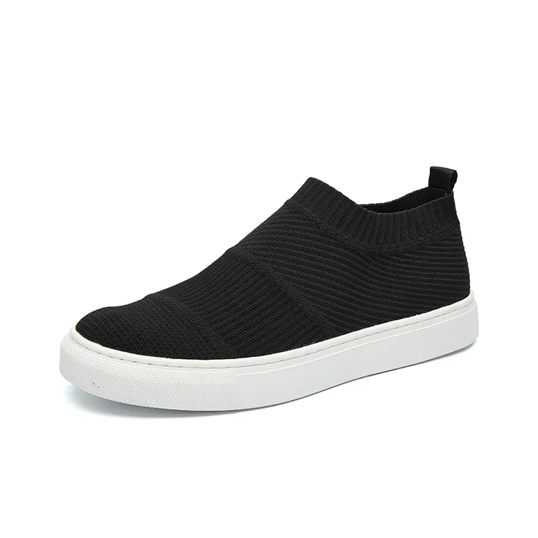 Oak Elephant Low Top Skateboard Shoes Men's Black-1