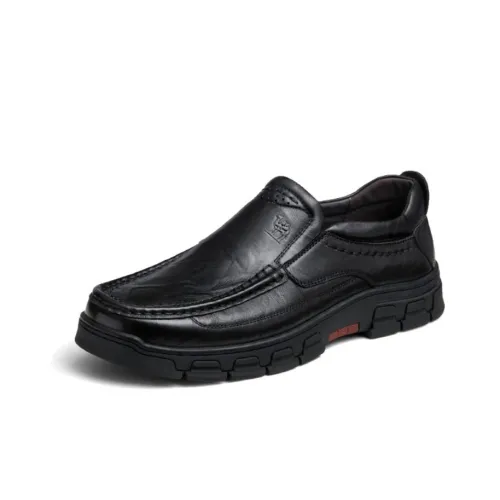 CAMEL Dress Shoes Men Low-Top
