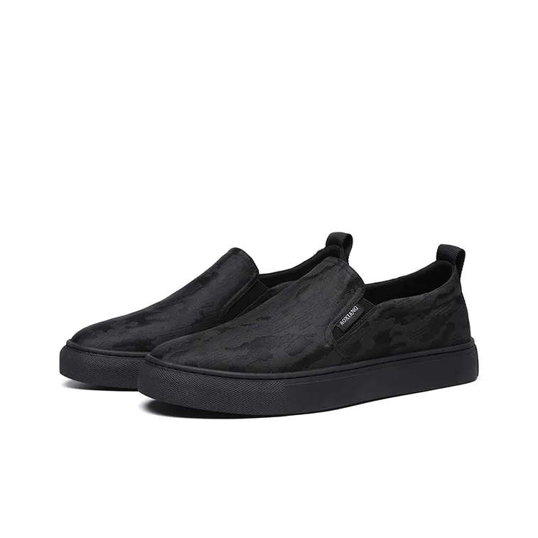 Oak Elephant Low Top Casual Shoes Men's Black-2