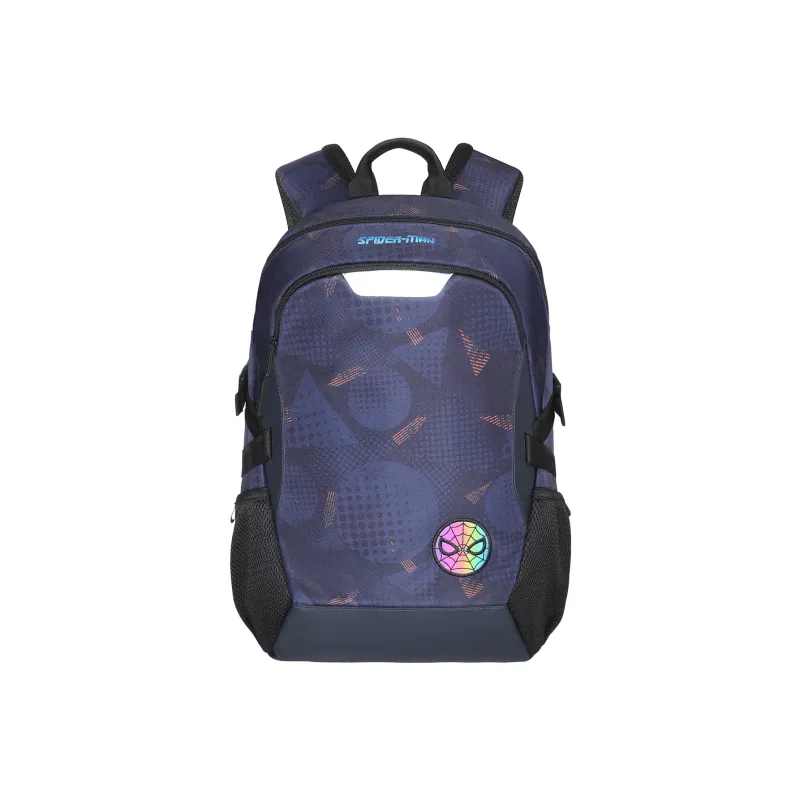 Disney × Marvel Collaboration Polyester Backpack Large Size Men's Navy Blue/Black-3