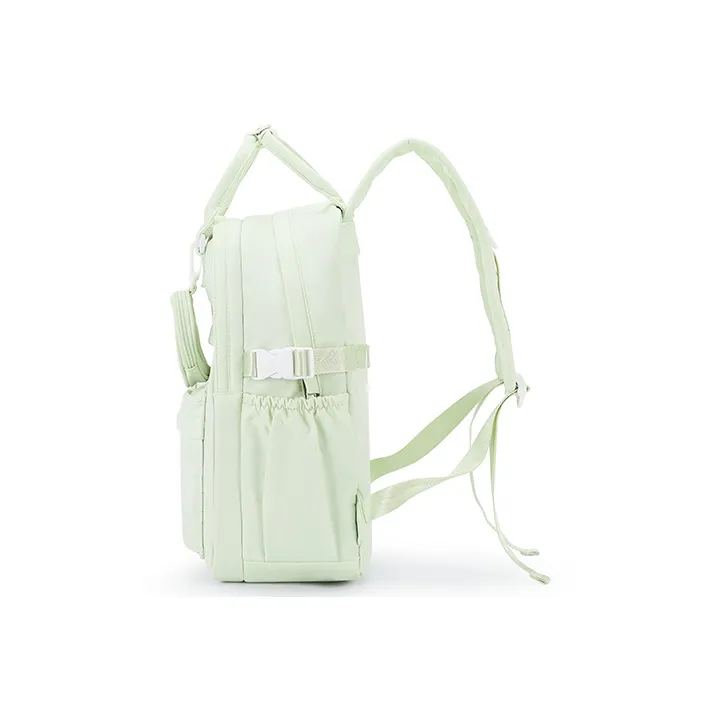 KEYSTREET Fabric Carry Backpack Regular Unisex Black/Mint Green/Khaki/Peacock Blue-12