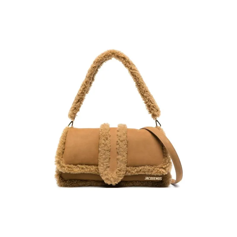 Jacquemus Le Bambimou Doux Shearling Shoulder Bag-0