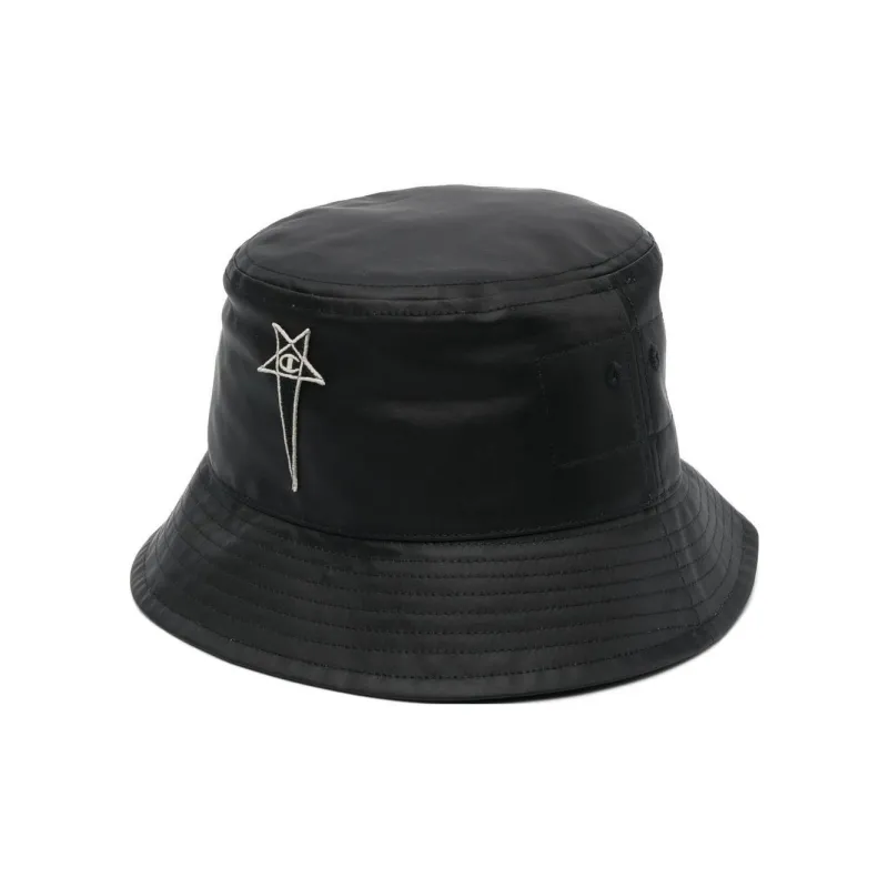 RICK OWENS/RO Nylon Bucket Hats Men's Black-0