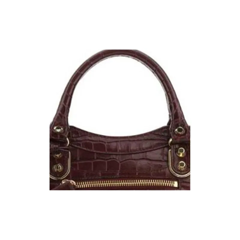 Balenciaga Calfskin Handbag Mini Women's Red-4