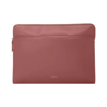 TUMI Leather Laptop Bag Large Size Women's Rose Red