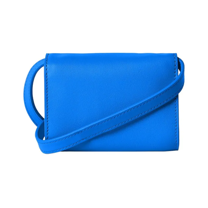 KARL LAGERFELD Polyurethane With Polyester Envelope Bag, Shoulder Bag, Crossbody Bag Extra Mini Women's Royal Blue-1