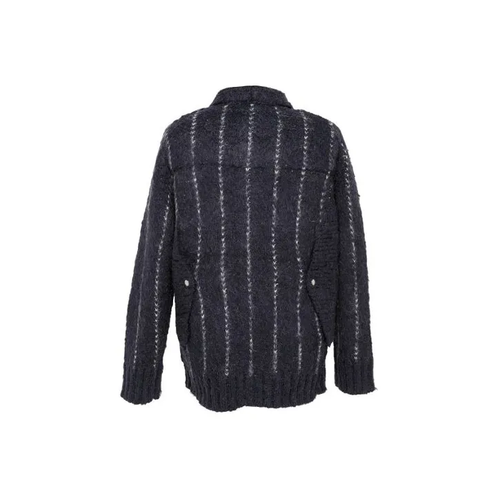 Sacai Striped Bouclé Shirt Jacket-1