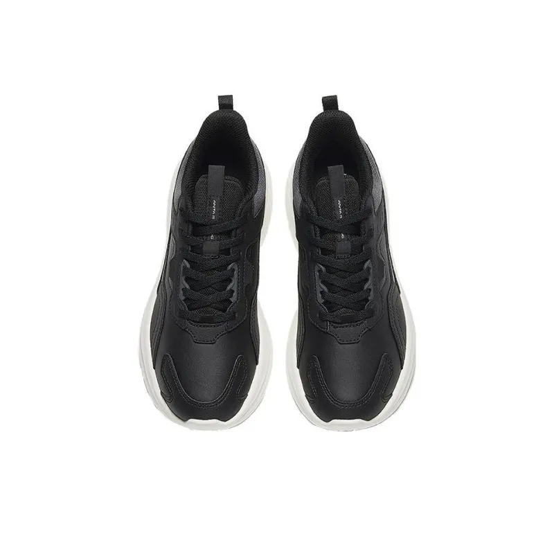 Anta Wear Resistant High Top Running Shoes Women's Black-2