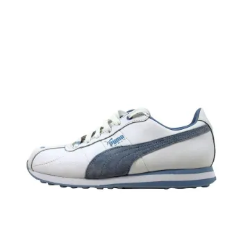 PUMA Turin Leather White Blue Fog Women's