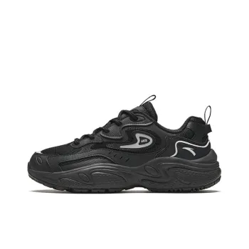 Anta Starlight Shock absorbing And Waterproof Low Top Chunky Sneakers Women's Black