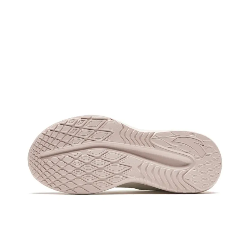 Anta Anti-Slip Wear-Resistant Low-Top Running Shoes Women's Ivory White/Lotus Grey-4