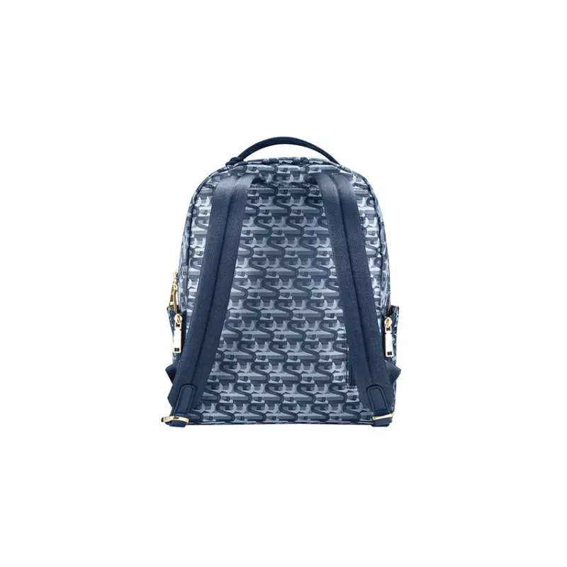 SAMSONITE Fabric Laptop Backpack Regular Women's Blue Print-3