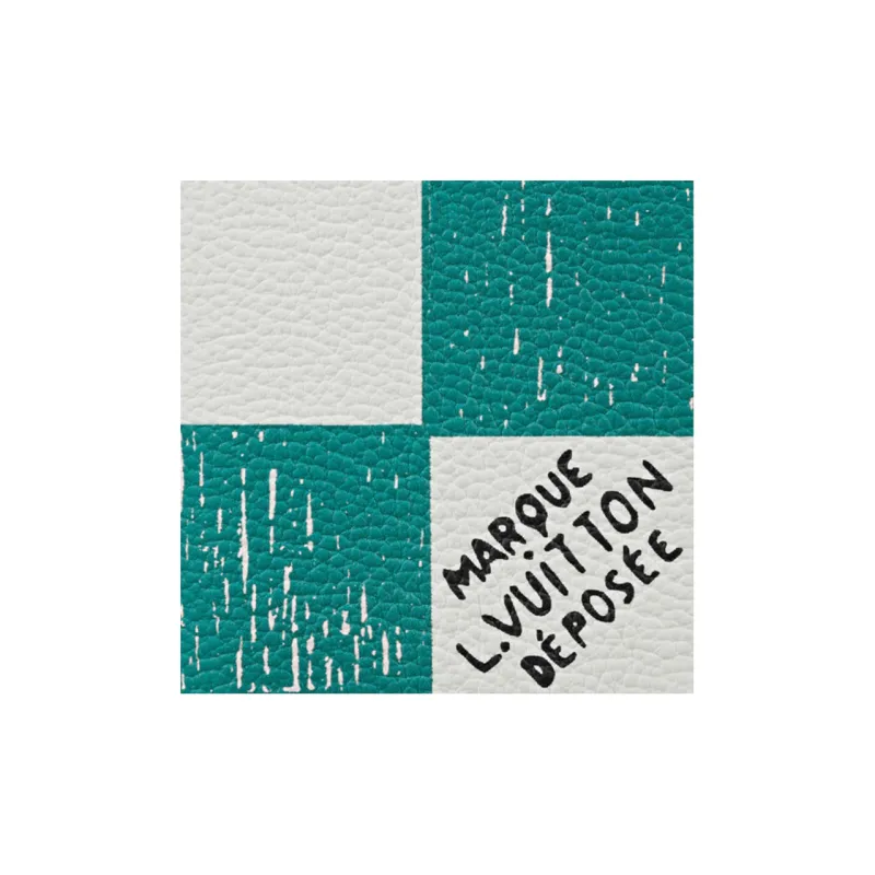 LOUIS VUITTON Pocket Organizer Teal Blue-4