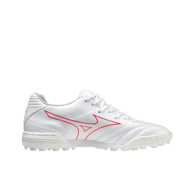 Mizuno Monarcida TF Rubber Broken Studs Shock Absorbers With Slip Resistant Features Soccer Shoes Men's White-1