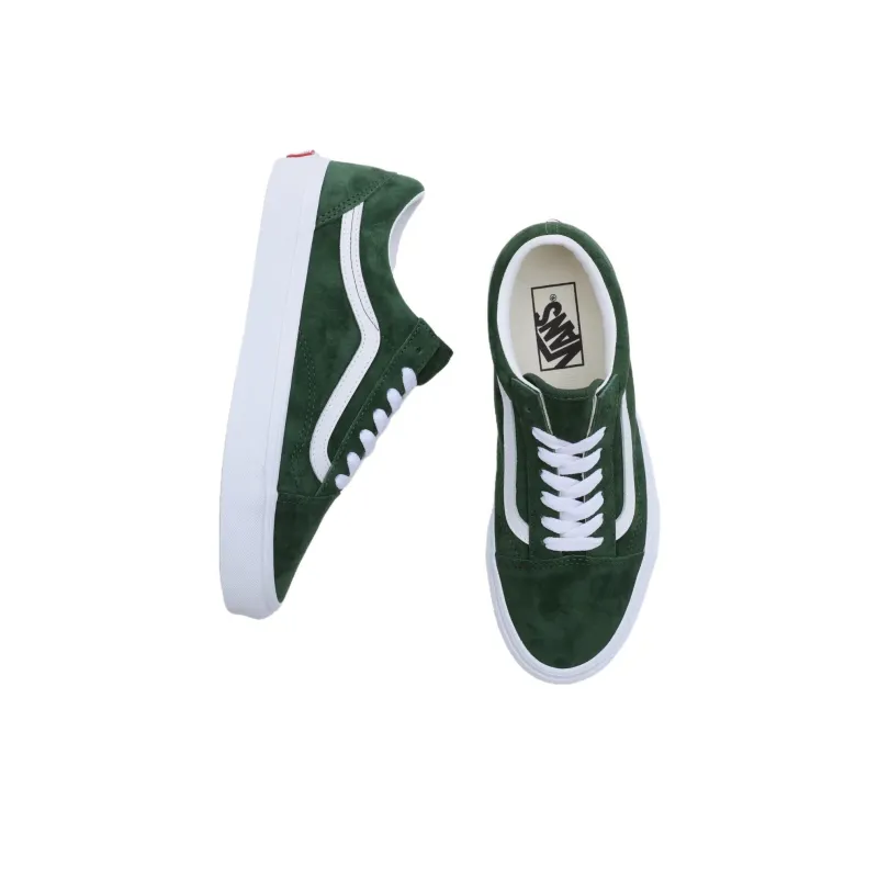 Vans Old Skool Pig Suede 'Green White'-3