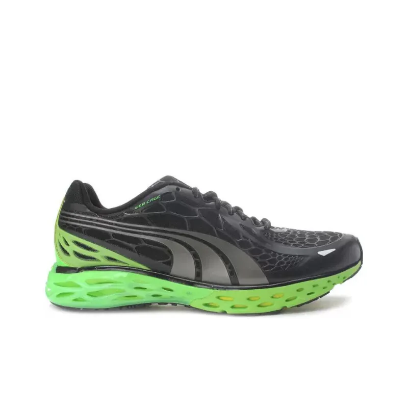 PUMA Bioweb Elite Black PUMA Silver Fluo Yello-1