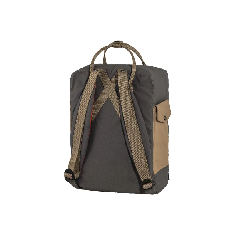 Fjallraven Kanken Vinylon Backpack Regular Unisex Gray Brown-3