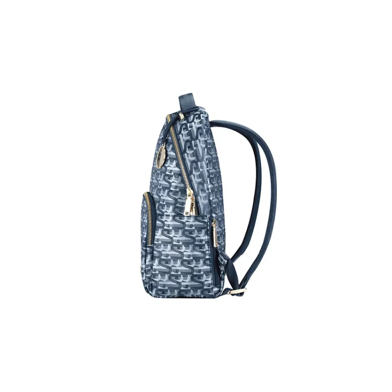 SAMSONITE Fabric Laptop Backpack Regular Women's Blue Print-2