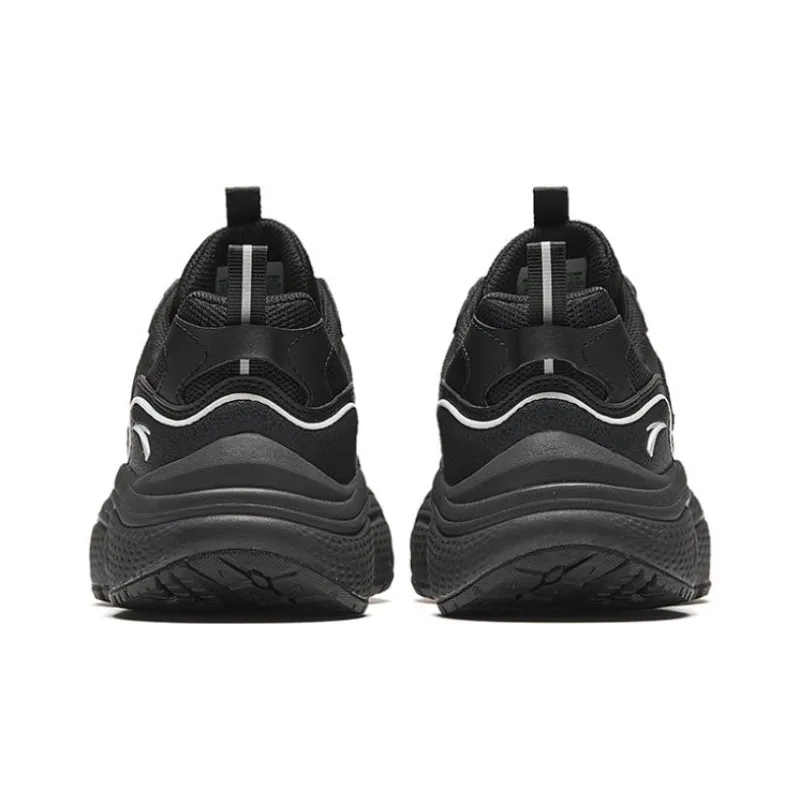 Anta Starlight Shock absorbing And Waterproof Low Top Chunky Sneakers Women's Black-3