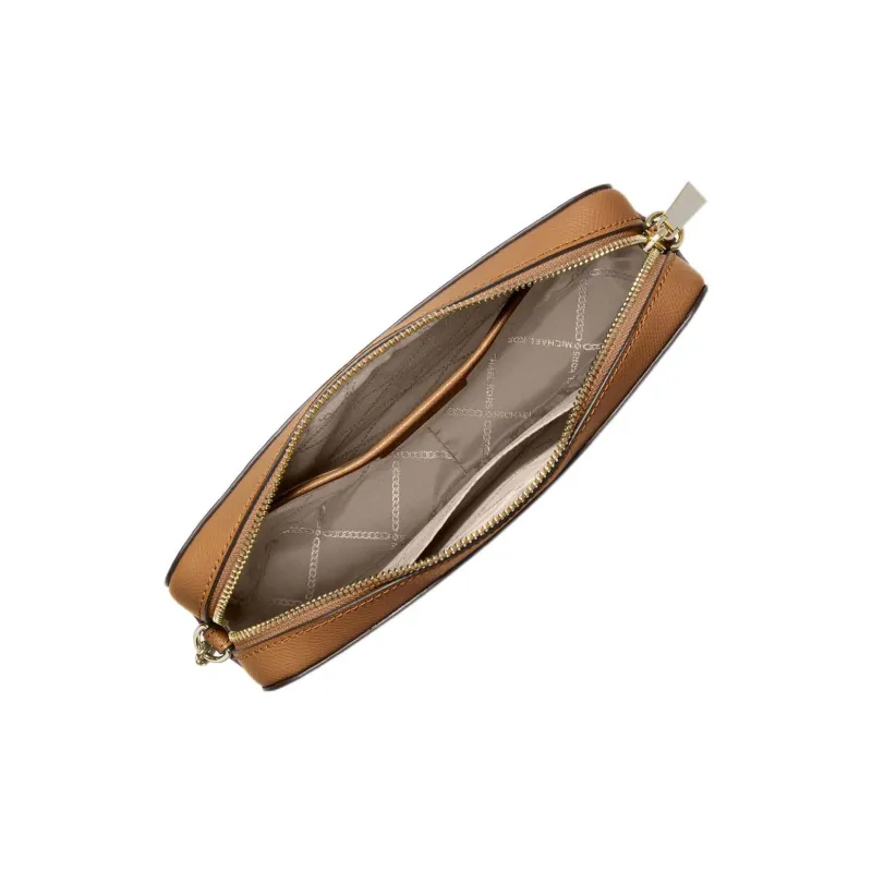 MICHAEL KORS Split Cow Leather Shoulder Bag, Crossbody Bag Large Size Women's Brown-1