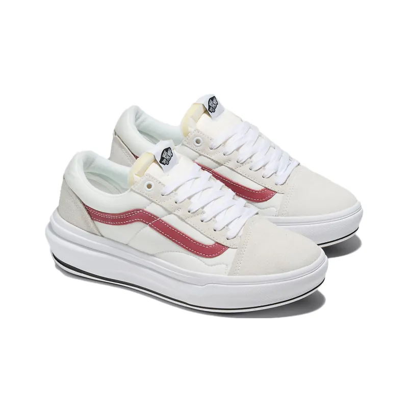 Old Skool Vans Overt ComfyCush 'White Red'-2