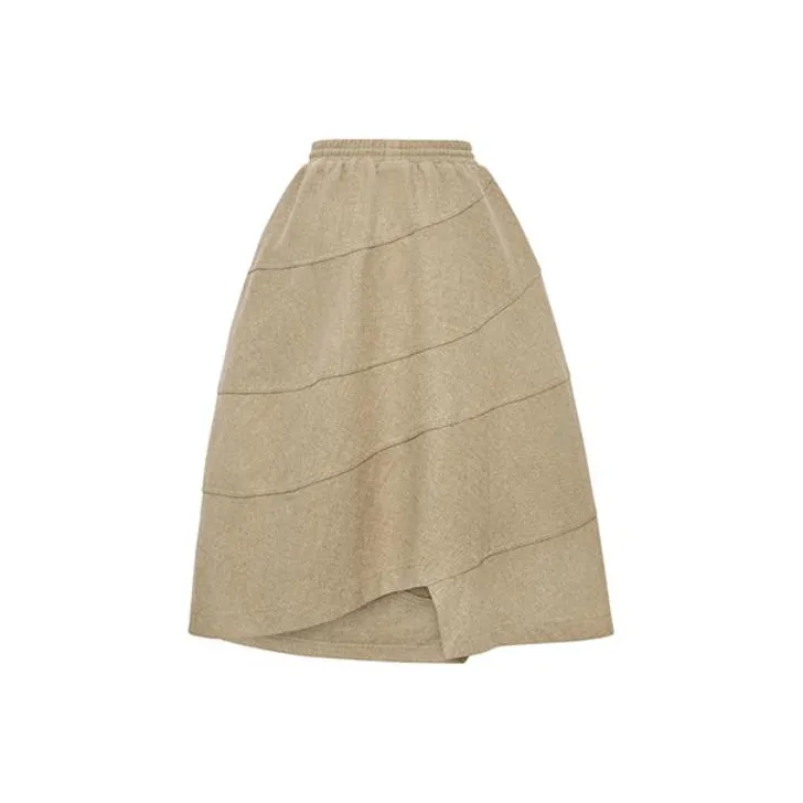 MEIYANG Casual Long Skirts Women's-3