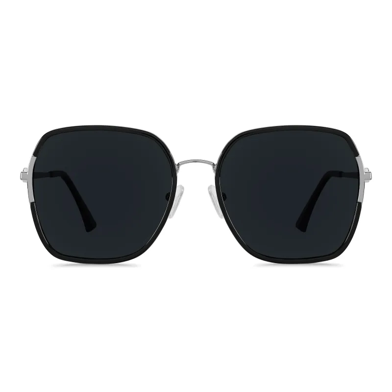 CLARKIA FLOWER Alloy Oval Sunglasses Unisex-1