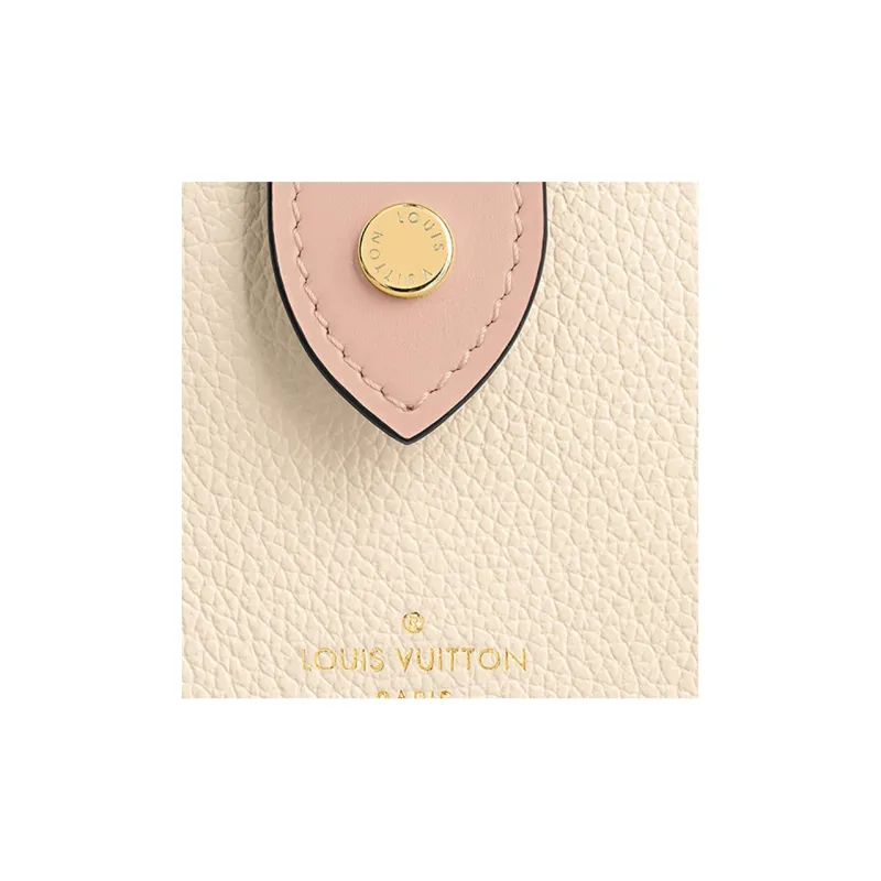 LOUIS VUITTON Wallet Juliette Damier Ebene Cream/Venus Pink-5