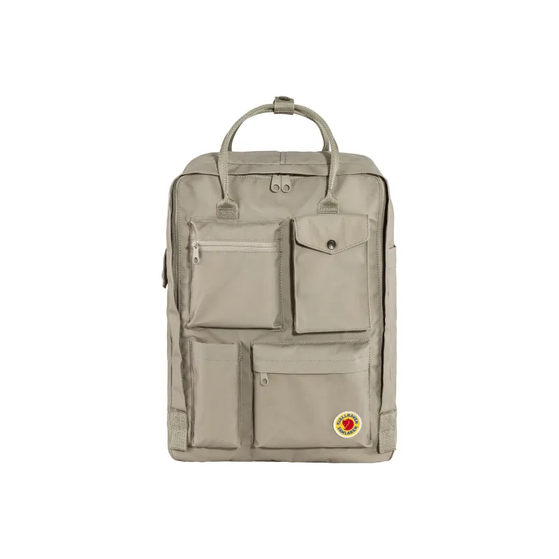 Fjallraven Kanken Vinylon Backpack Unisex Light Gray-0