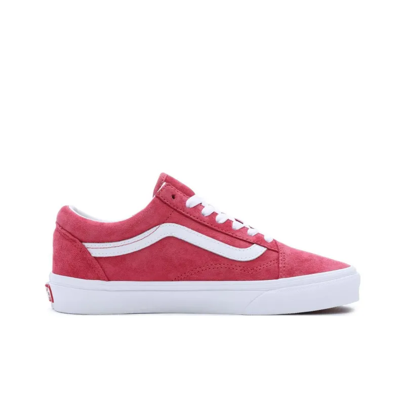Vans Old Skool Pig Suede 'Pink Red' Women's-1
