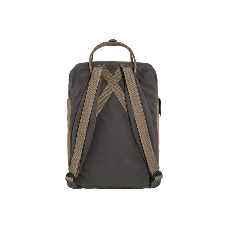 Fjallraven Kanken Vinylon Backpack Regular Unisex Gray Brown-2