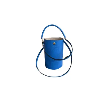 LONGCHAMP Épure Cow Leather Bucket Bag, Shoulder Bag, Crossbody Bag, Handbag Extra Small Women's Blue