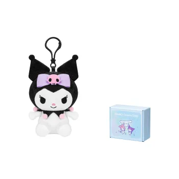 Zgo Sanrio Polyester Bag Accessory Keychain, Bag Accessory Bag Pendant, Doll Charm Mini Unisex White
