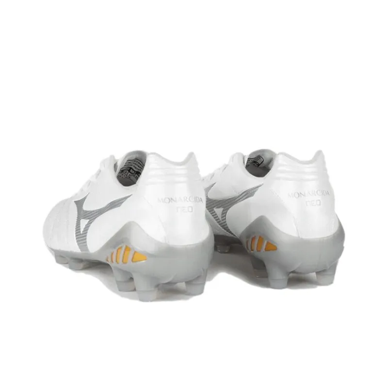 Mizuno Elite Neo2 FG Firm Ground Natural Ground Slip Resistant Soccer Shoes Men's White-2