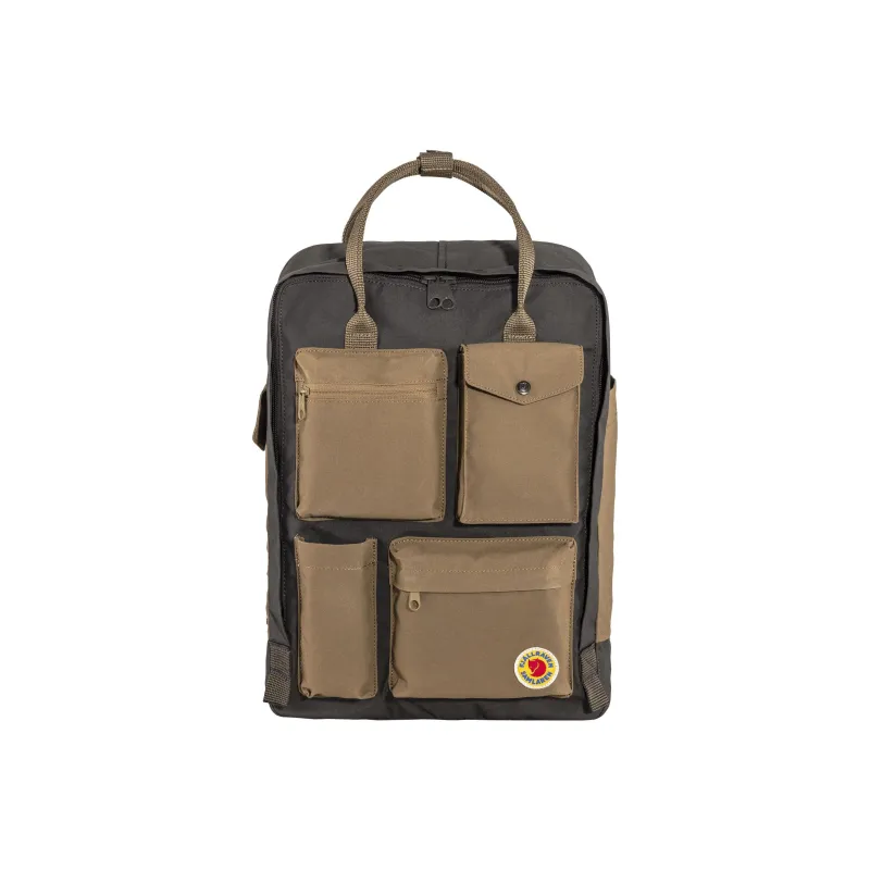 Fjallraven Kanken Vinylon Backpack Regular Unisex Gray Brown-0