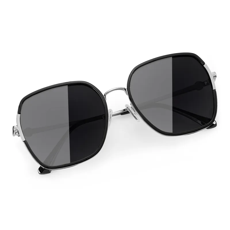 CLARKIA FLOWER Alloy Oval Sunglasses Unisex-3